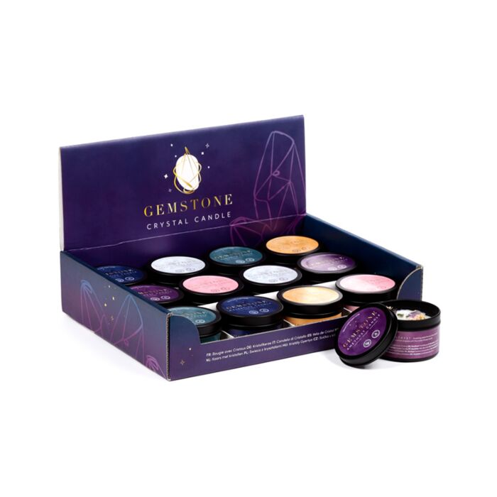 Szójaviasz Kristály Gyertya Tégelyben