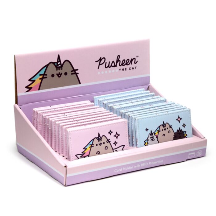 Kártyatartó RFID Contactless Védelemmel - Unikornis Pusheen Macska