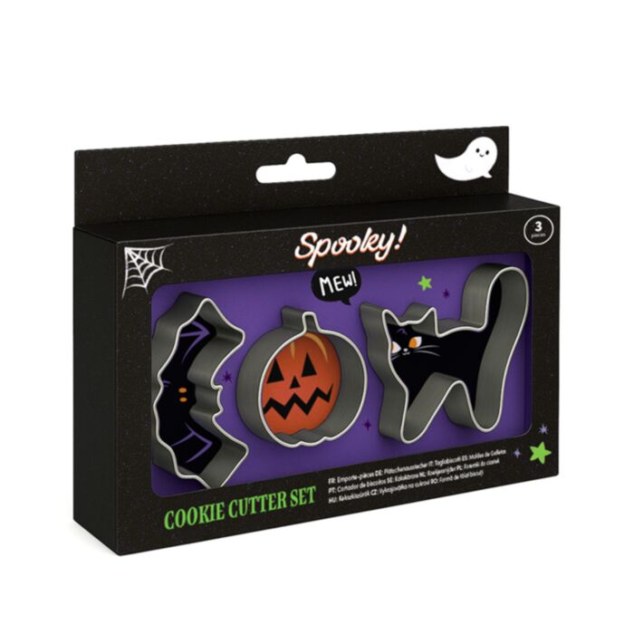Kekszkiszúró Szett, 3 db-os - Kísérteties SPOOKY