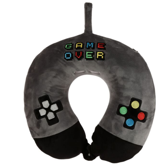 Memory Foam&Plüss Utazópárna RELAXEAZZZ - Game Over