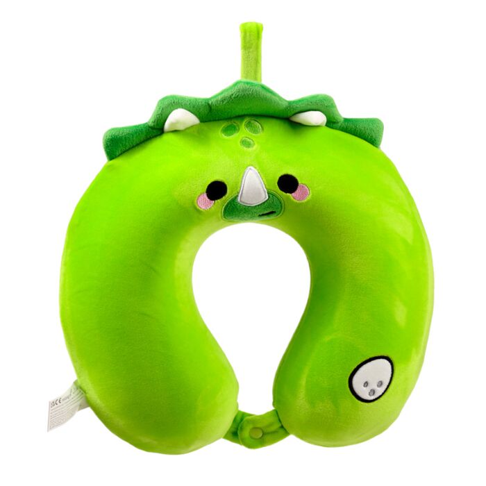 Memory Foam&Plüss Utazópárna RELAXEAZZZ - Huck Dinoszaurusz - Édes Állatok ADORAMALS