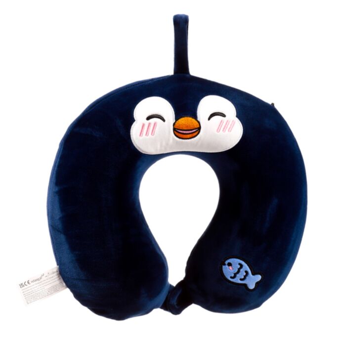 Memory Foam&Plüss Utazópárna RELAXEAZZZ - Nico Pingvin - Édes Állatok ADORAMALS