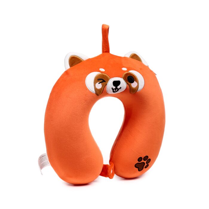 Memory Foam&Plüss Utazópárna RELAXEAZZZ - Ru Vörös Panda - Édes Állatok ADORAMALS