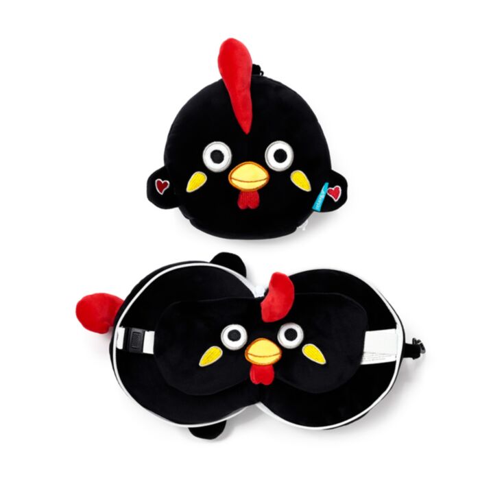 Utazópárna Szemmaszkkal, Plüss RELAXEAZZZ - Galo De Barcelos - Portugál Kakas
