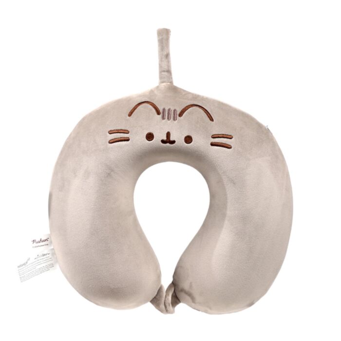 Memory Foam&Plüss Utazópárna RELAXEAZZZ - Pusheen Macska
