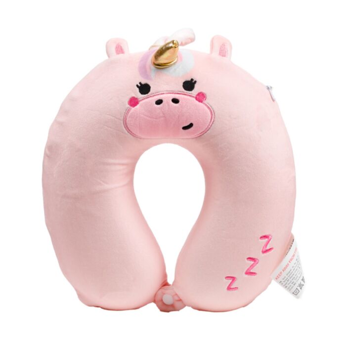 Memory Foam&Plüss Utazópárna RELAXEAZZZ - Kicsi - Unikornis - ADORAMALS