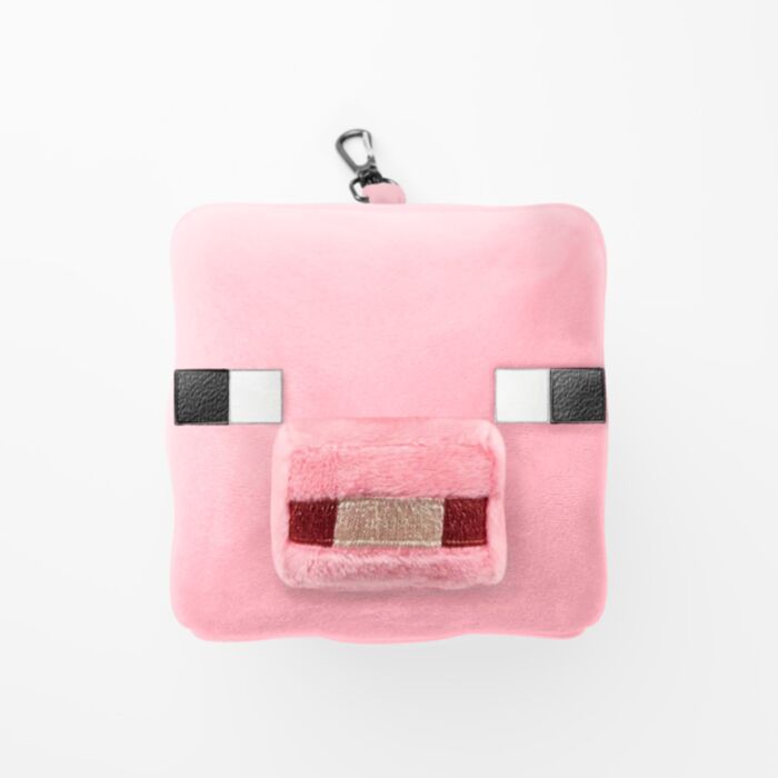 Utazópárna Szemmaszkkal, Plüss RELAXEAZZZ - Malac - Minecraft