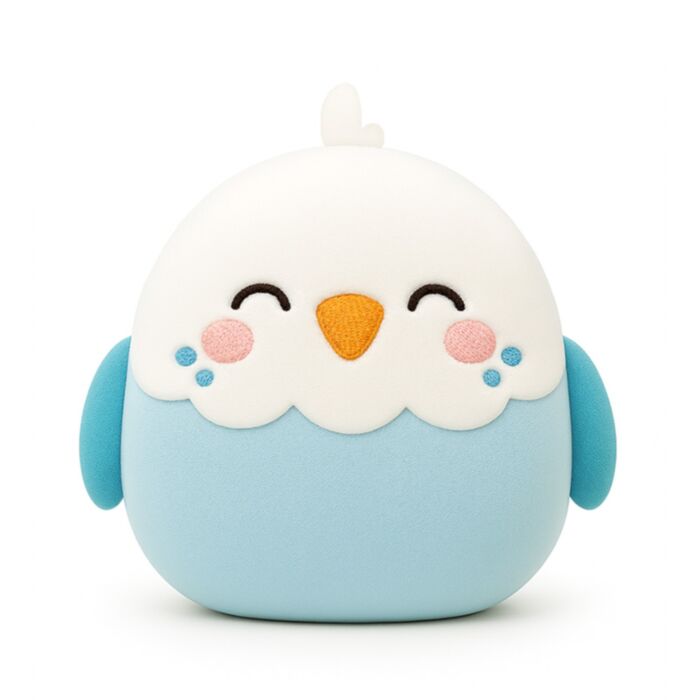 Párna, Plüss - Budgie, a Hullámos Papagáj - Édes Állatok ADORAMALS - Squidglys