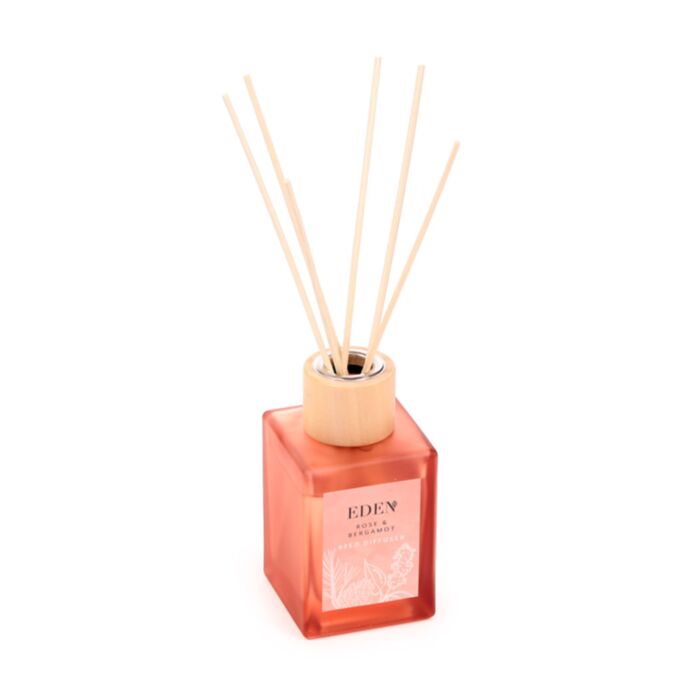 Pálcikás Diffúzor 100ml - Rózsa & Bergamot - Eden