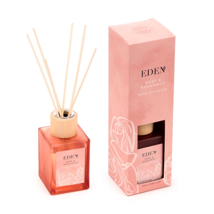 Pálcikás Diffúzor 100ml - Rózsa & Bergamot - Eden