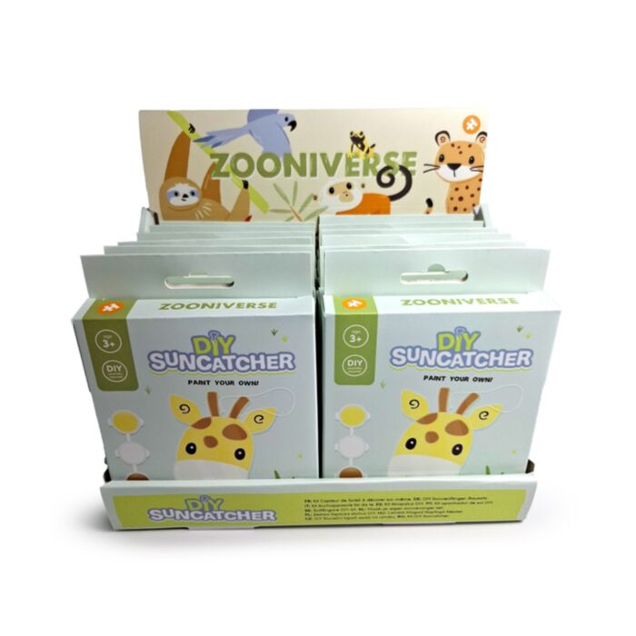 Csináld Magad Festhető Napfogó - Zsiráf - Állatkerti Állatok