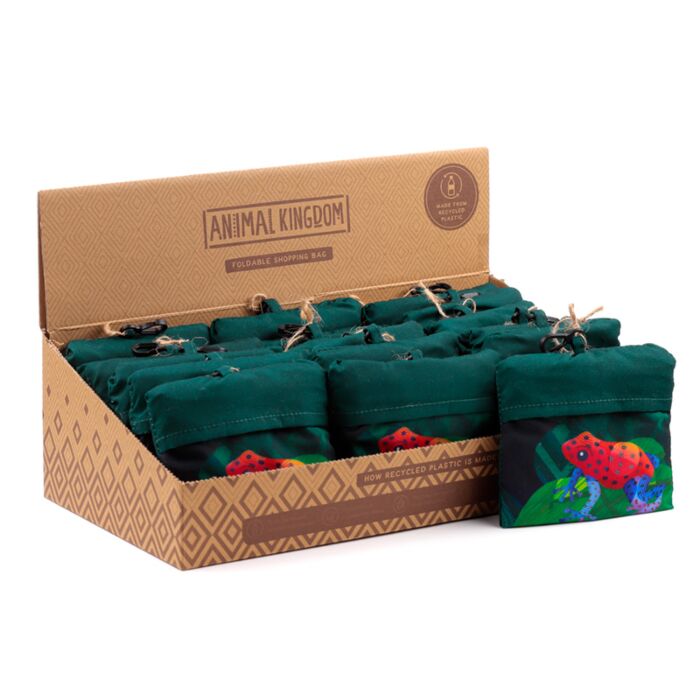 Bevásárlótáska, Összehajtható - Állatvilág (RPET)