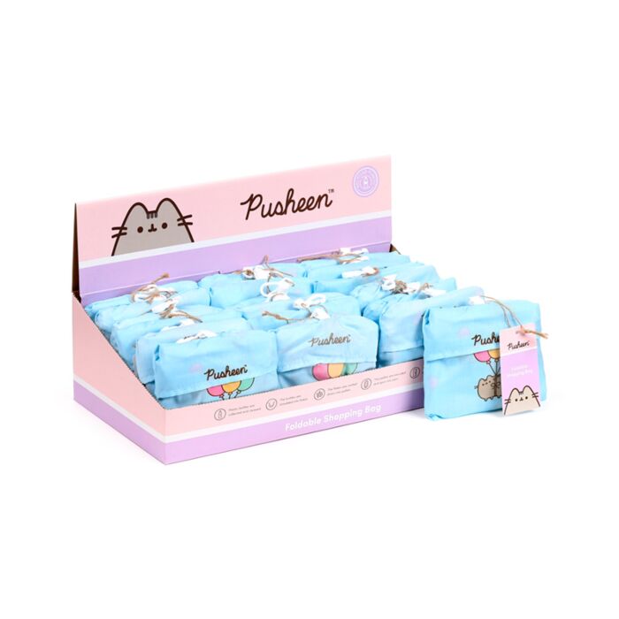Bevásárlótáska, Összehajtható - Pusheen Macska Lufikkal (RPET)