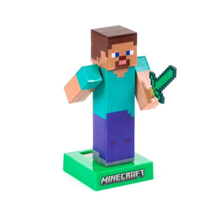 Napelemes Táncoló Figura - Minecraft - Steve