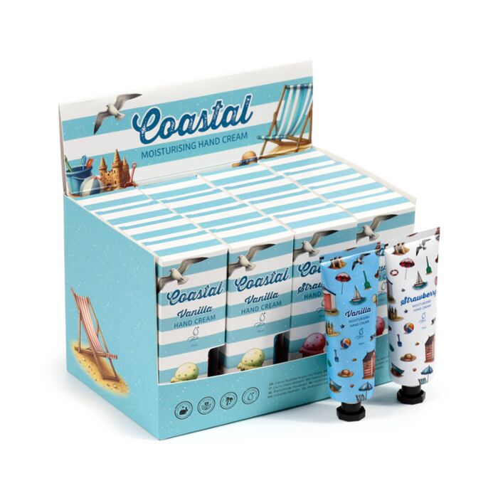 Kézkrém 75ml - Tengerparti Ikonok (Vanília és Eper)