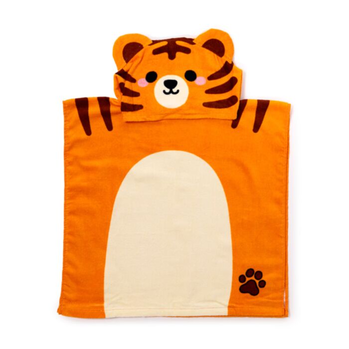 Gyerek Törölköző Poncsó - Alfie, a Tigris - Édes Állatok ADORAMALS