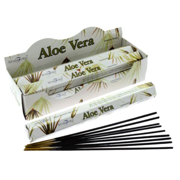 37108 Füstölő Pálcák, Stamford Premium Hex - Aloe Vera 