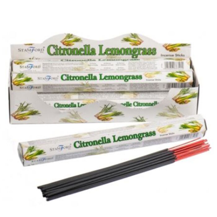 37316 Füstölő Pálcák, Stamford Premium Hex - Citronella & Citromfű