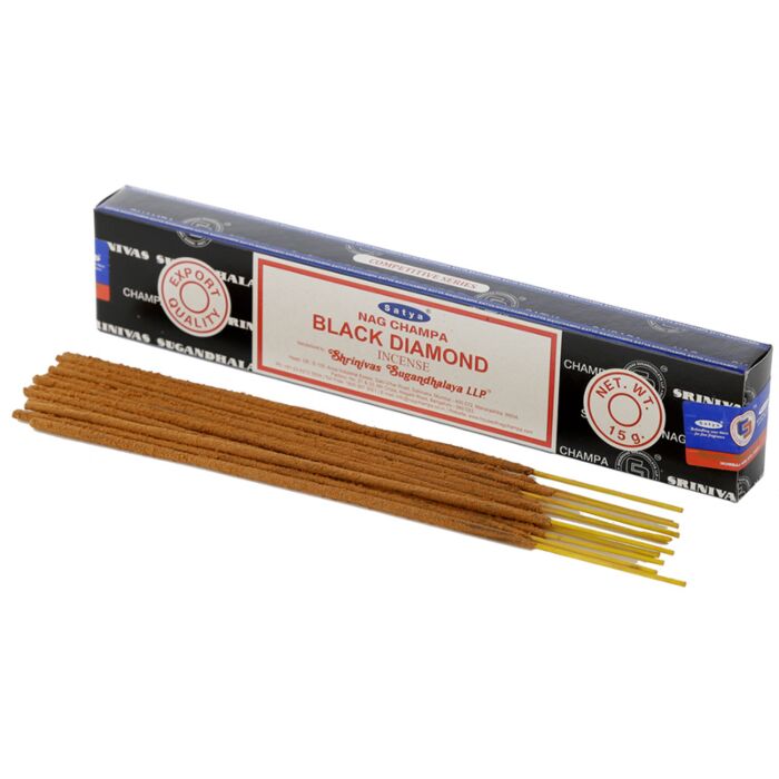 01346 Füstölő Pálcák, Satya - Nag Champa - Fekete Gyémánt