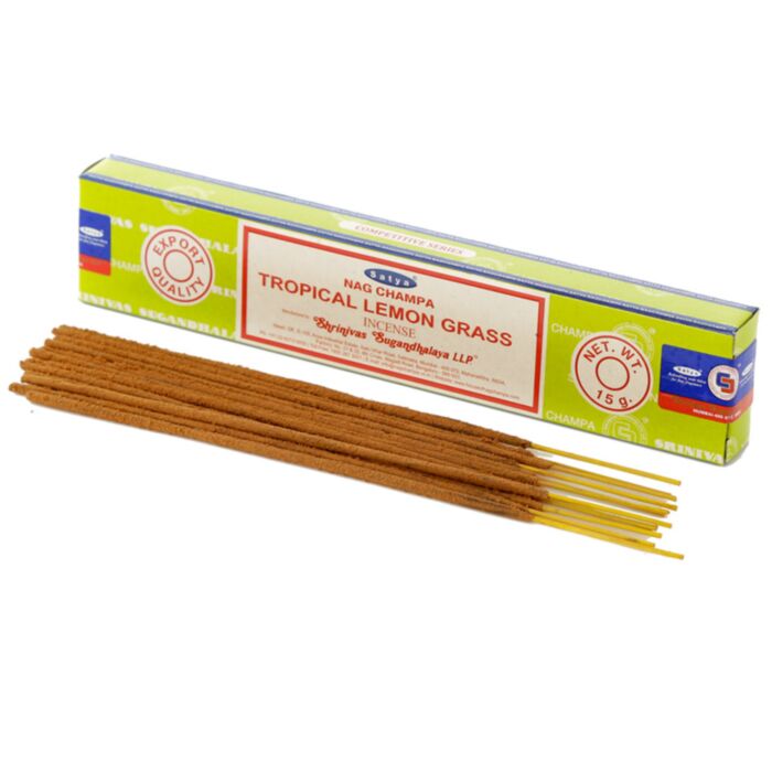 01366 Füstölő Pálcák, Satya - Nag Champa - Trópusi Citromfű