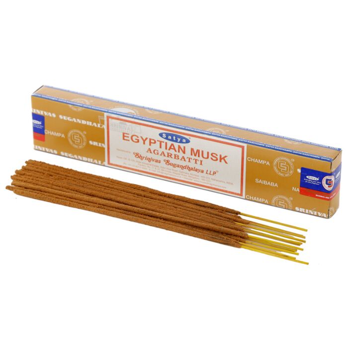 01420 Füstölő Pálcák, Satya VFM - Nag Champa - Egyiptomi Moha