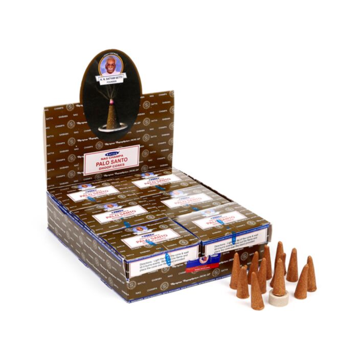 Füstölő Kúpok, Satya - Nag Champa Dhoop - Palo Santo