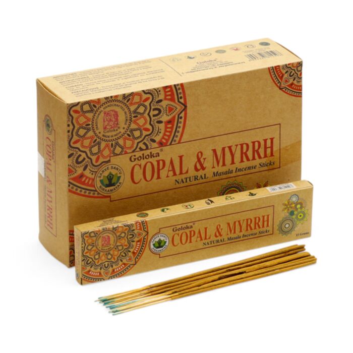 Füstölő Pálcák, Goloka Organika - Kopál & Mirha