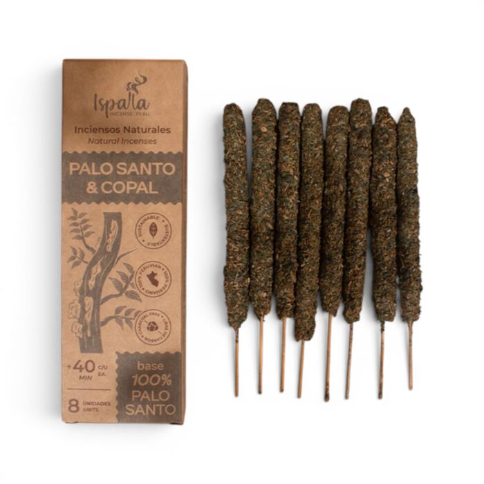 Füstölő Pálcák, Ispalla (Peru) - Palo Santo & Kopál - Vastag