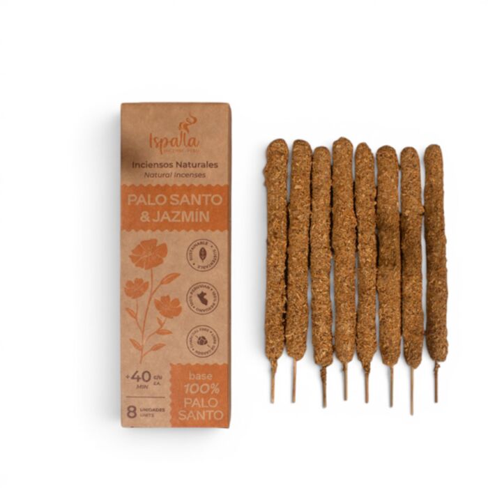Füstölő Pálcák, Ispalla (Peru) - Palo Santo & Jázmin - Vastag