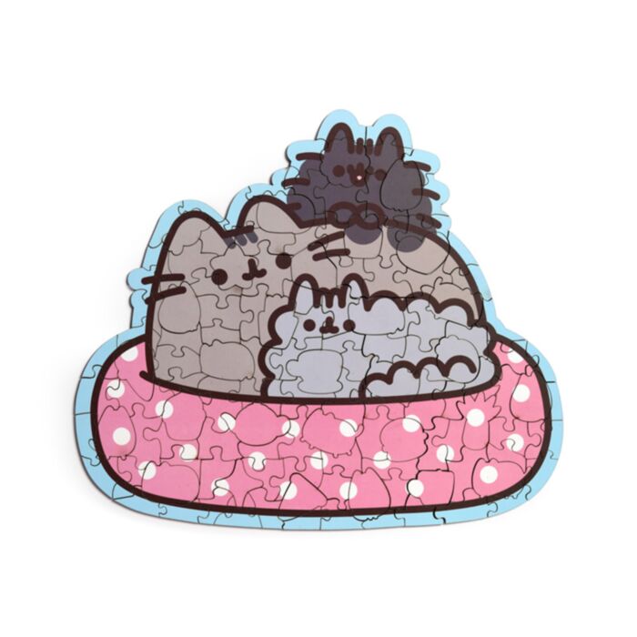 Formázott Kirakó, Fa, 130db - Pusheen Macska