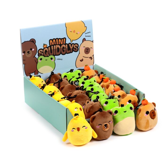 Kulcstartó, Plüss - Édes Állatok 2 - Squidglys