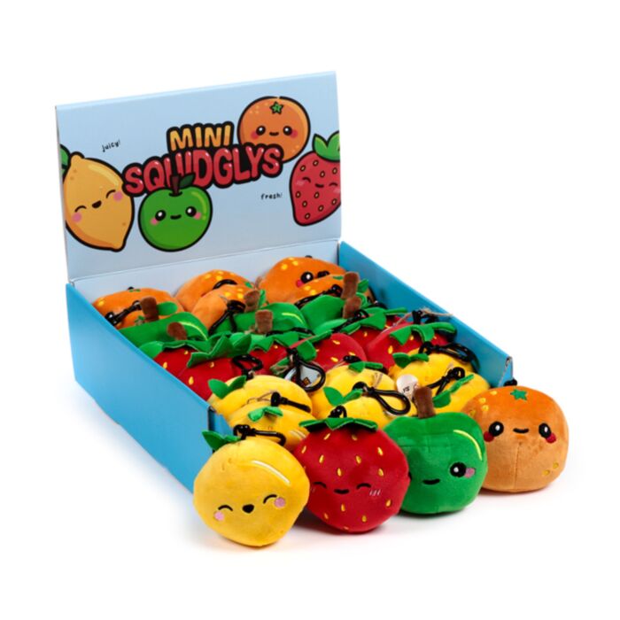 Kulcstartó, Plüss - Gyümölcsök - Foodiemals- Squidglys
