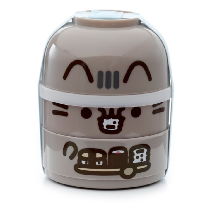 Kerek Bento Doboz Szett, Emeletes - Pusheen Macska