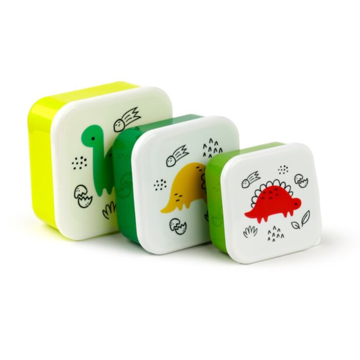 Uzsonnás Doboz Szett S/M/L, 3 db - Junior - Dinoszaurusz Világ