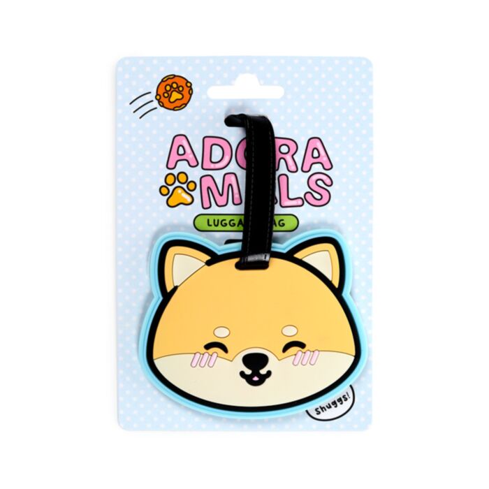 Bőröndcimke, PVC - Shuggs, a Shiba Inu - Édes Állatok ADORAMALS