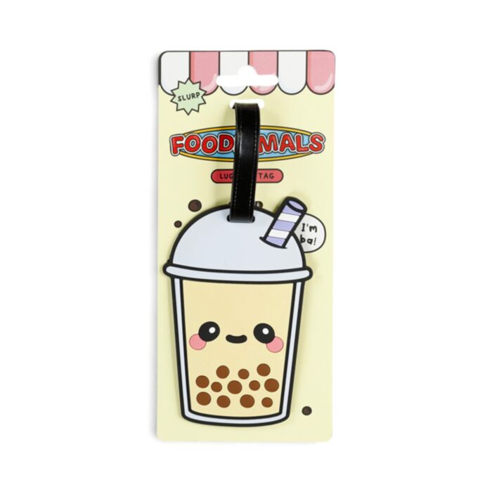 Bőröndcimke, PVC - Bubble Tea - Foodiemals