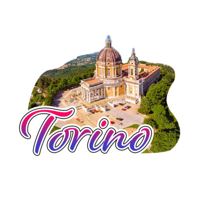 Hűtőmágnes - Torino - Superga Bazilika