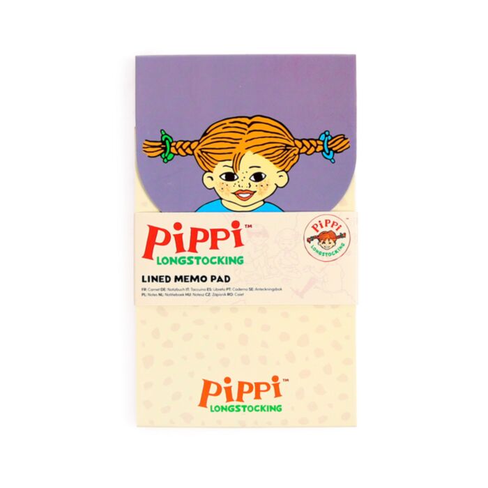 Notesz Felnyitós Fedéllel, Vonalas - Harisnyás Pippi