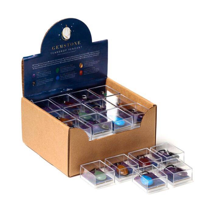 Nyaklánc - Csepp Alakú Gyógyító Drágakővel