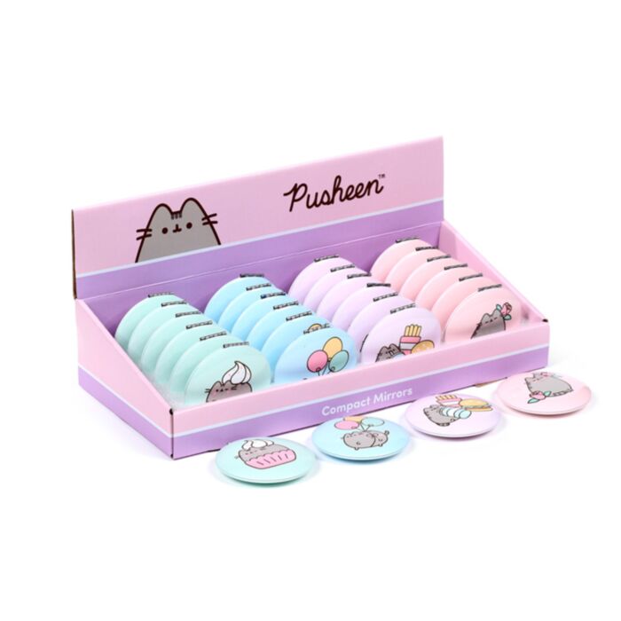 Kompakt Tükör, Fém - Pusheen Macska