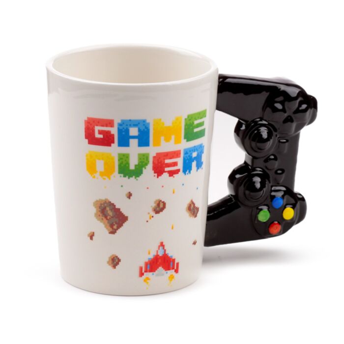 Bögre - Controller Füllel, Pixelezett - GAME OVER