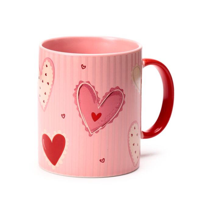 Bögre, Porcelán - Szívek - Amore
