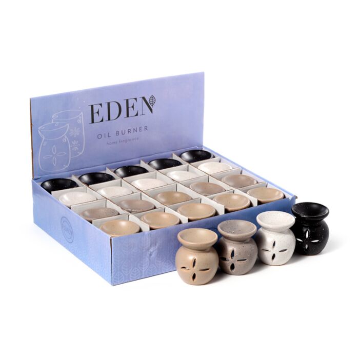 Aromalámpa, Kerámia - Kőhatású, Kicsi - Virág Metszet - Eden