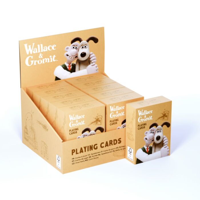 Francia Kártya Pakli, 54 lapos - Feathers McGraw & Wallace & Gromit