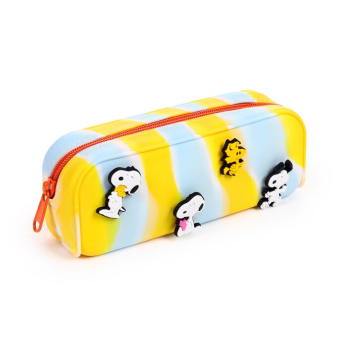 Tolltartó Díszekkel, Fekvő, Szilikon - Snoopy & Woodstock - Peanuts