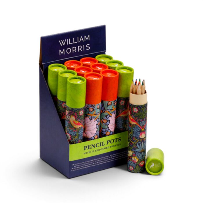 Színes Ceruzák Ceruzatartóban - Nagy - William Morris