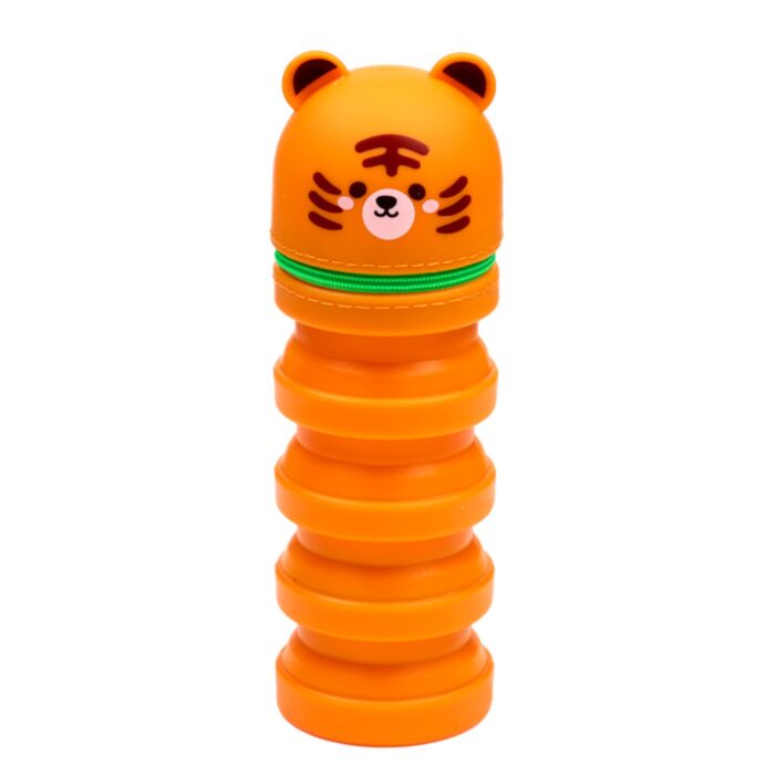 Tolltartó, Összecsukható, Szilikon - Alfie, a Tigris - Édes Állatok ADORAMALS