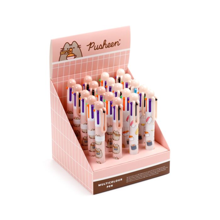 Sokszínű Toll - Sushi Club - Pusheen Macska (6 Szín)