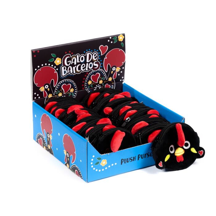 Aprótartó/Mini Pénztárca, Plüss - Galo De Barcelos - Portugál Kakas