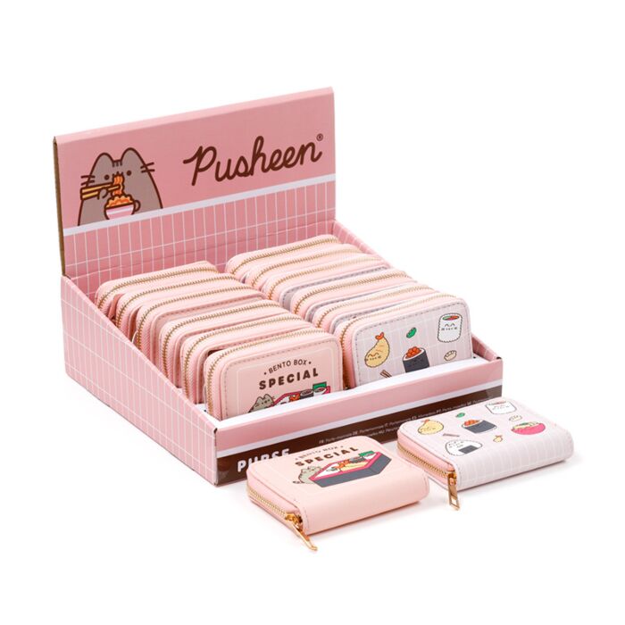Pénztárca, Cipzáras, Kicsi - Sushi Club - Pusheen Macska